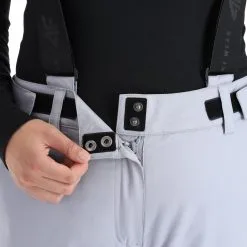 4F, Spdn002 Pantalon De Ski Femmes Gris -ColourWear Soldes 4f spdn002 ba skibroek gevoerd dames grijs 224fxxx113v2 BI 05