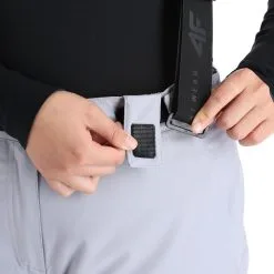 4F, Spdn002 Pantalon De Ski Femmes Gris -ColourWear Soldes 4f spdn002 ba skibroek gevoerd dames grijs 224fxxx113v2 BI 07