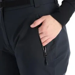 4F, Spdn006 Pantalon De Ski Femmes Deep Noir -ColourWear Soldes 4f spdn006 ba skibroek gevoerd dames deep zwart 224fxxx115v2 BI 08