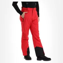 4F, Spmn001 Pantalon De Ski Hommes Rouge -ColourWear Soldes 4f spmn001 ba skibroek gevoerd heren rood 224fxxx116v3 BI 04
