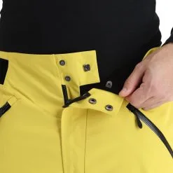 4F, Spmn006 Pantalon De Ski Hommes Lemon Jaune -ColourWear Soldes 4f spmn006 ba skibroek gevoerd heren lemon geel 224fxxx118v4 BI 05