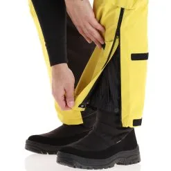 4F, Spmn006 Pantalon De Ski Hommes Lemon Jaune -ColourWear Soldes 4f spmn006 ba skibroek gevoerd heren lemon geel 224fxxx118v4 BI 08