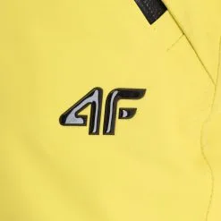 4F, Spmn006 Pantalon De Ski Hommes Lemon Jaune -ColourWear Soldes 4f spmn006 ba skibroek gevoerd heren lemon geel 224fxxx118v4 BI 09
