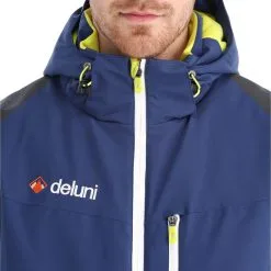 Deluni, Challenger 3 Veste De Ski Hommes Bleu -ColourWear Soldes aa10del010a bi 09 1