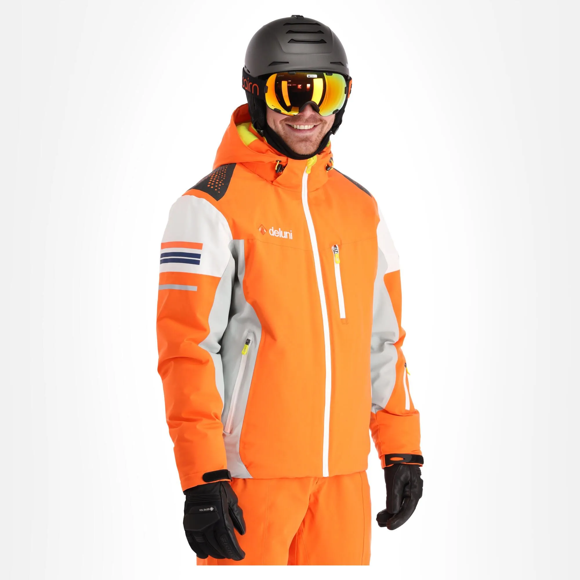 Deluni, Challenger 3 Veste De Ski Hommes Orange 3 Deluni, Challenger 3 Veste De Ski Hommes Orange