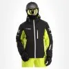 Deluni, Challenger 3 Veste De Ski Hommes Jaune, Noir -ColourWear Soldes aa10del010c bi 02 1