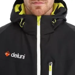 Deluni, Challenger 3 Veste De Ski Hommes Jaune, Noir 17 Deluni, Challenger 3 Veste De Ski Hommes Jaune, Noir -ColourWear Soldes aa10del010c bi 07 1