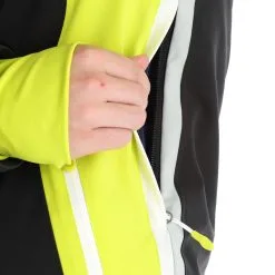 Deluni, Challenger 3 Veste De Ski Hommes Jaune, Noir 20 Deluni, Challenger 3 Veste De Ski Hommes Jaune, Noir -ColourWear Soldes aa10del010c bi 10