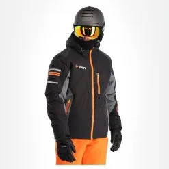 Deluni, Challenger 3 Veste De Ski Hommes Gris, Noir 14 Deluni, Challenger 3 Veste De Ski Hommes Gris, Noir -ColourWear Soldes aa10del010e bi 04 1