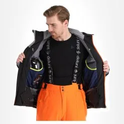 Deluni, Challenger 3 Veste De Ski Hommes Gris, Noir 15 Deluni, Challenger 3 Veste De Ski Hommes Gris, Noir -ColourWear Soldes aa10del010e bi 05 1