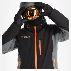 Deluni, Challenger 3 Veste De Ski Hommes Gris, Noir 16 Deluni, Challenger 3 Veste De Ski Hommes Gris, Noir -ColourWear Soldes aa10del010e bi 06 1