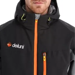 Deluni, Challenger 3 Veste De Ski Hommes Gris, Noir 18 Deluni, Challenger 3 Veste De Ski Hommes Gris, Noir -ColourWear Soldes aa10del010e bi 08 1