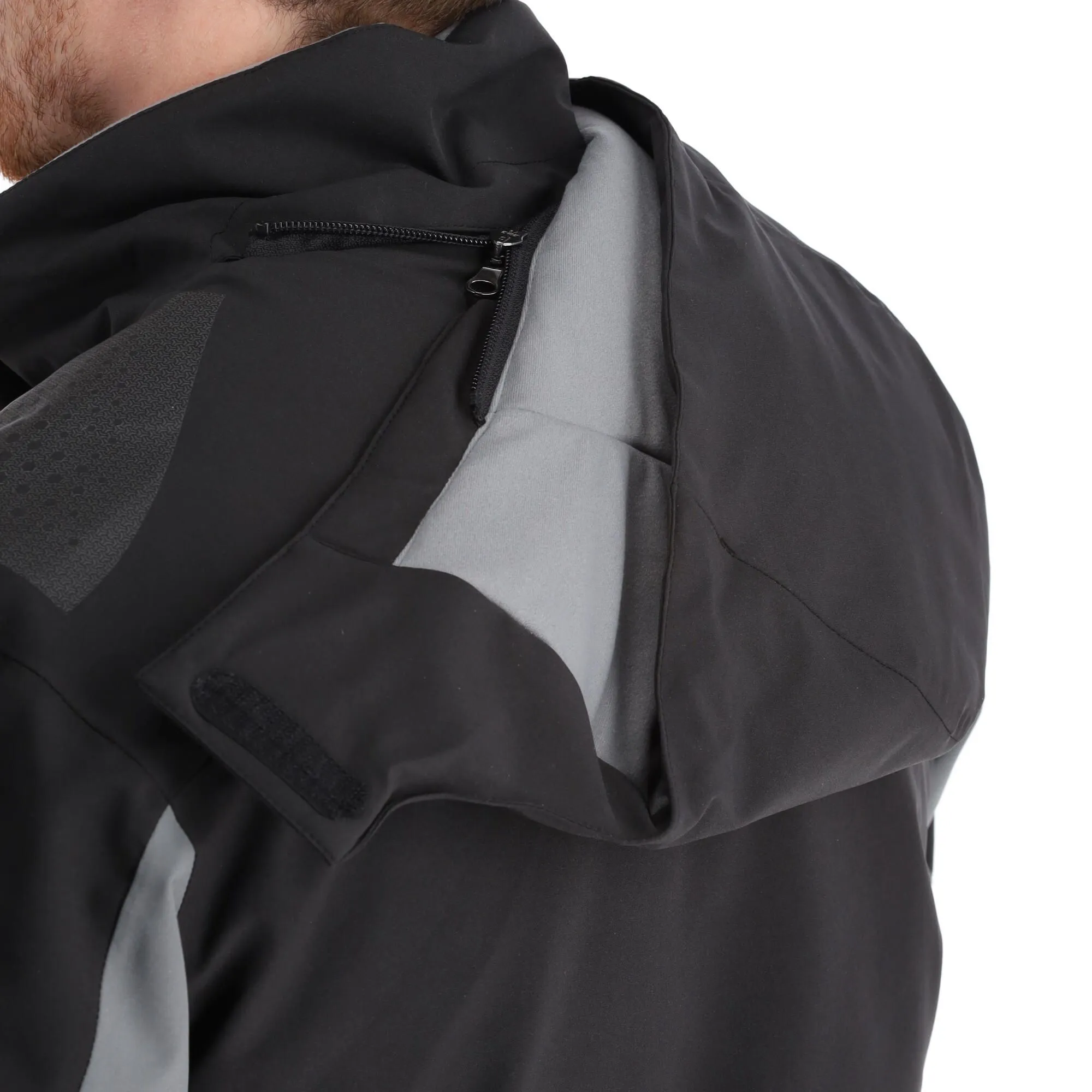 Deluni, Challenger 3 Veste De Ski Hommes Gris, Noir 11 Deluni, Challenger 3 Veste De Ski Hommes Gris, Noir – Image 9