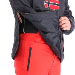Geographical Norway, Barman 001 Parka Veste De Ski Hommes Bleu -ColourWear Soldes aa19geow10c bi 05