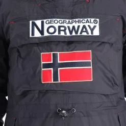 Geographical Norway, Barman 001 Parka Veste De Ski Hommes Bleu -ColourWear Soldes aa19geow10c bi 07