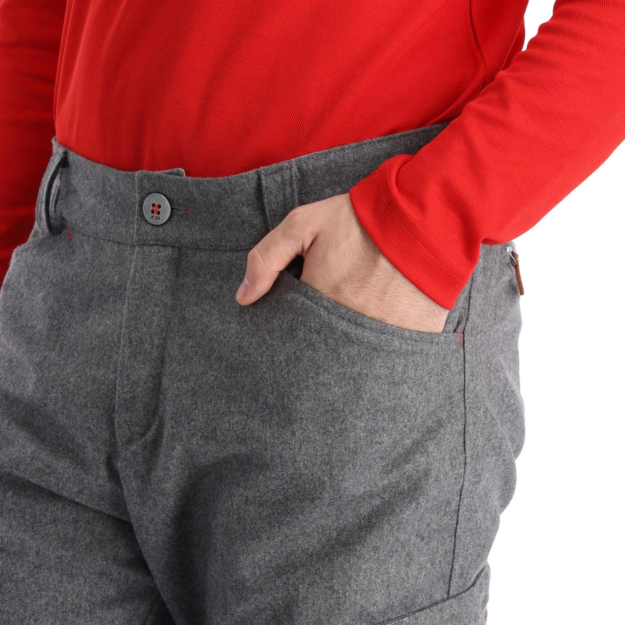 Almgwand, Hochalpkopf Pantalon De Randonée Hommes Anthracite Gris 7 Almgwand, Hochalpkopf Pantalon De Randonée Hommes Anthracite Gris – Image 5