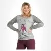 Almgwand, Schnaitstadlalm T-shirt Femmes Gris -ColourWear Soldes almgwand schnaitstadlalm gb t shirt dames grijs 22almgw108v2 BI 02