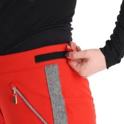Almgwand, Schusselkopf Pantalon De Ski Femmes Gris, Rouge -ColourWear Soldes almgwand schusselkopf ba skibroek gevoerd dames grijs rood 22almgw102v2 BI 06