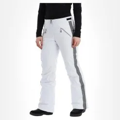 Almgwand, Schusselkopf Pantalon De Ski Femmes Blanc, Gris