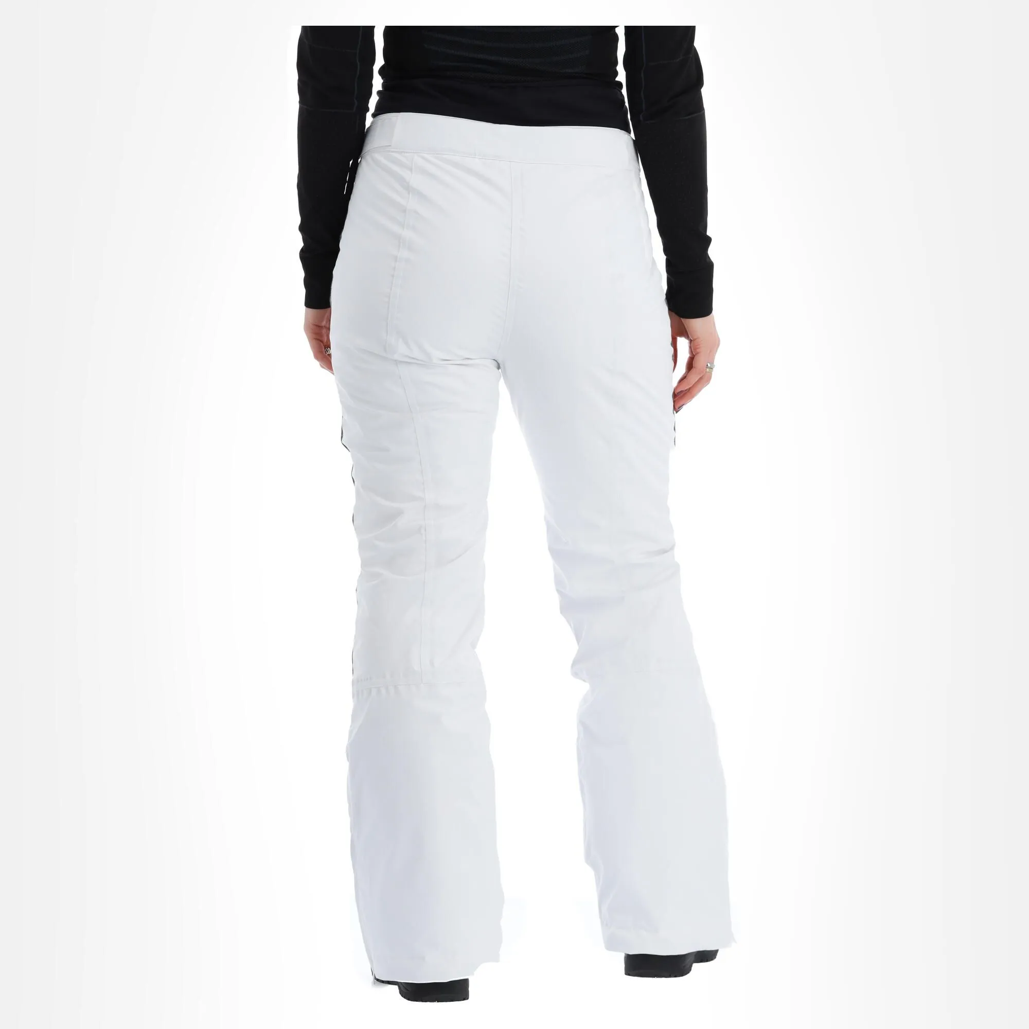 Almgwand, Schusselkopf Pantalon De Ski Femmes Blanc, Gris 4 Almgwand, Schusselkopf Pantalon De Ski Femmes Blanc, Gris – Image 2