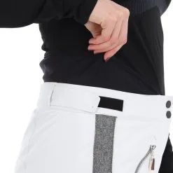 Almgwand, Schusselkopf Pantalon De Ski Femmes Blanc, Gris 16 Almgwand, Schusselkopf Pantalon De Ski Femmes Blanc, Gris -ColourWear Soldes almgwand schusselkopf ba skibroek gevoerd dames grijs wit 22almgw102v3 BI 07