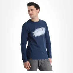 Almgwand, Seegatterlalm T-shirt Hommes Denim Bleu 9 Almgwand, Seegatterlalm T-shirt Hommes Denim Bleu -ColourWear Soldes almgwand seegatterlalm gb t shirt heren denim blauw 22almgw110v1 BI 04