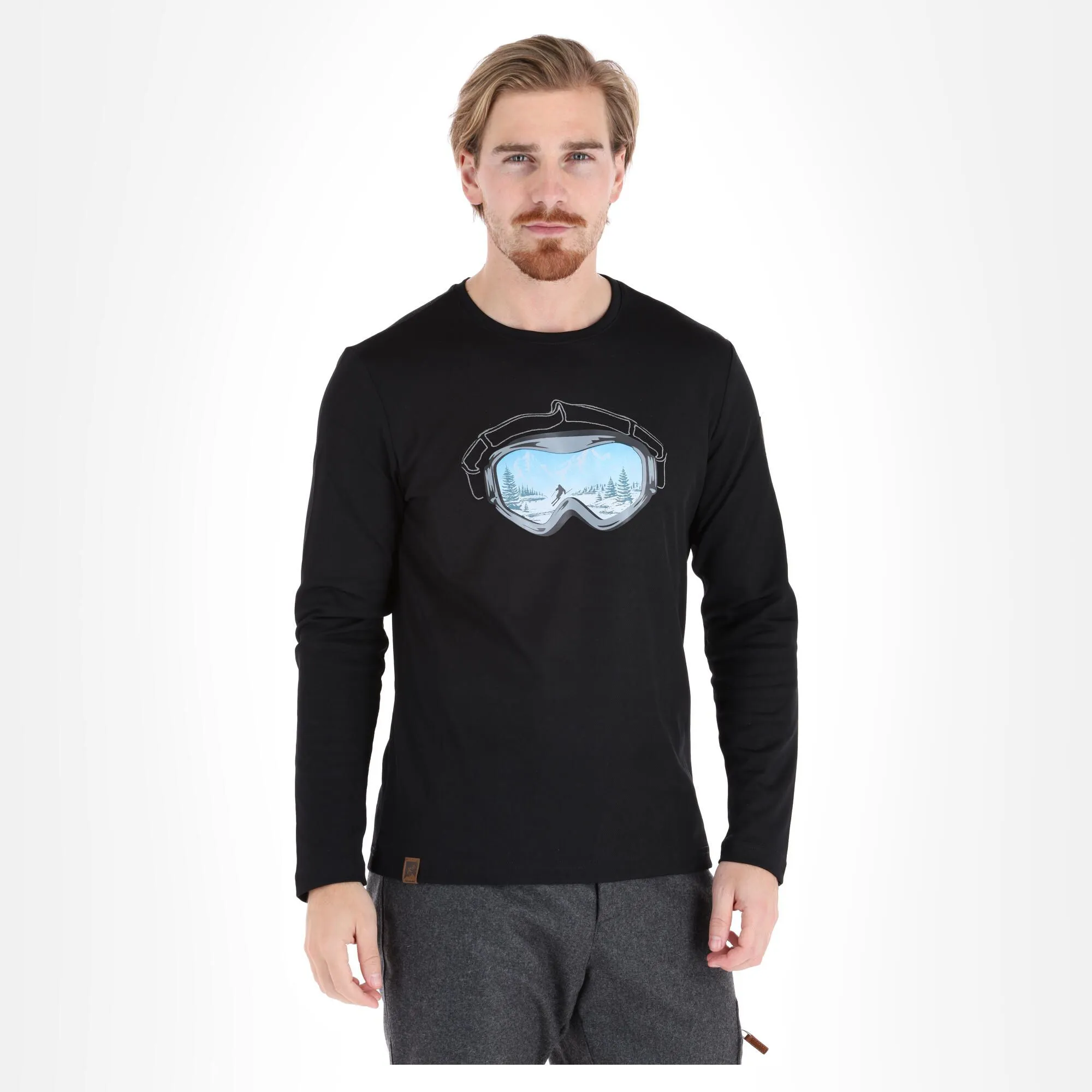 Almgwand, Silbertalalm T-shirt Hommes Noir 3 Almgwand, Silbertalalm T-shirt Hommes Noir