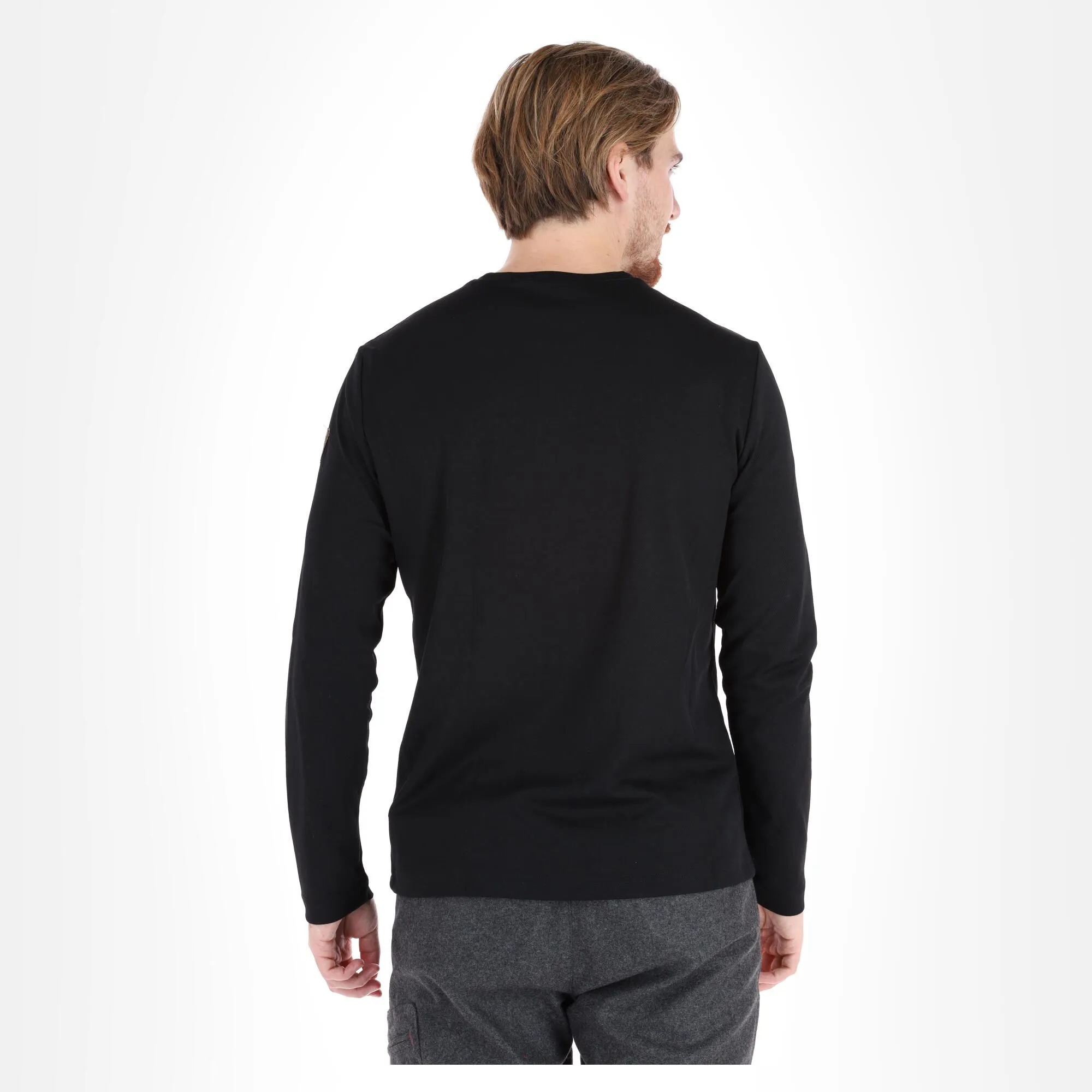 Almgwand, Silbertalalm T-shirt Hommes Noir 4 Almgwand, Silbertalalm T-shirt Hommes Noir – Image 2