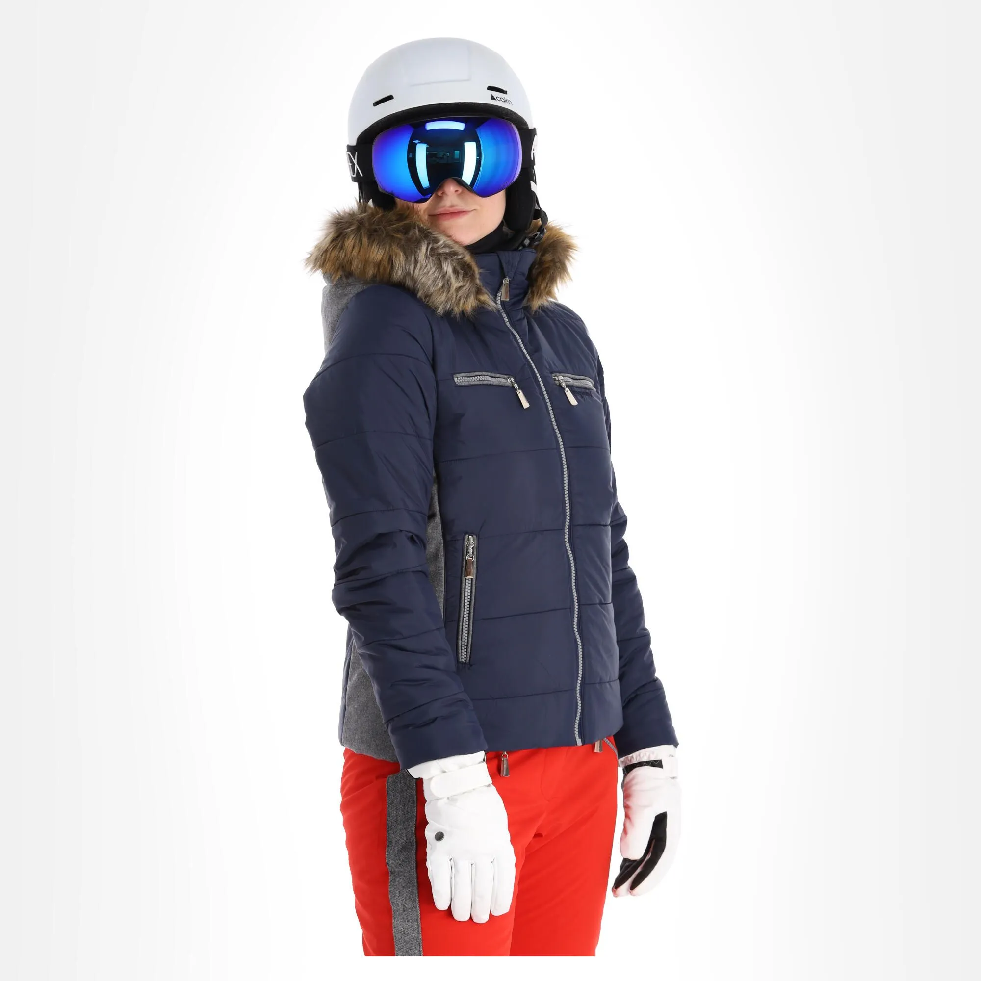 Almgwand, Stongerhohe Veste De Ski Femmes Dark Bleu, Gris 5 Almgwand, Stongerhohe Veste De Ski Femmes Dark Bleu, Gris – Image 3
