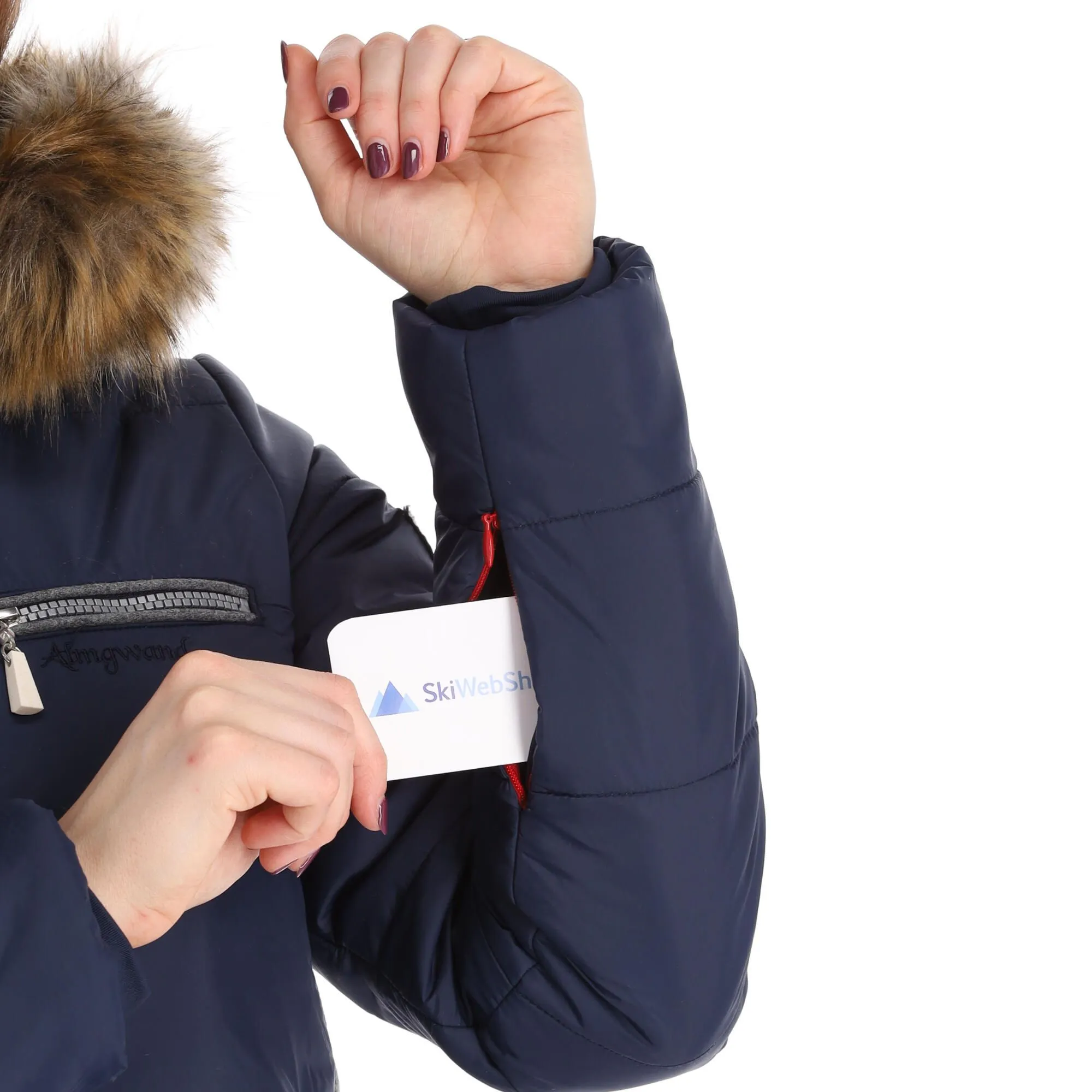 Almgwand, Stongerhohe Veste De Ski Femmes Dark Bleu, Gris 9 Almgwand, Stongerhohe Veste De Ski Femmes Dark Bleu, Gris – Image 7
