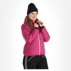 Almgwand, Weihnachtsegg Doudoune Femmes Berry Rose -ColourWear Soldes almgwand weihnachtsegg aa jas gevoerd dames berry roze 22almgw116v3 BI 04