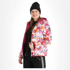 Almgwand, Weihnachtsegg Doudoune Femmes Berry Rose -ColourWear Soldes almgwand weihnachtsegg aa jas gevoerd dames berry roze 22almgw116v3 BI 05