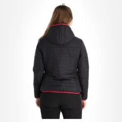 Almgwand, Weihnachtsegg Doudoune Femmes Berry Noir -ColourWear Soldes almgwand weihnachtsegg aa jas gevoerd dames berry zwart 22almgw116v2 BI 03