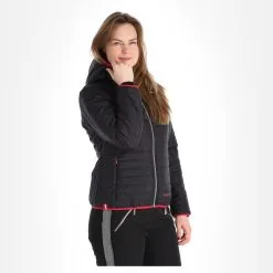 Almgwand, Weihnachtsegg Doudoune Femmes Berry Noir -ColourWear Soldes almgwand weihnachtsegg aa jas gevoerd dames berry zwart 22almgw116v2 BI 04
