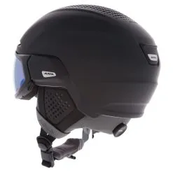 Alpina, Alto Q Lite Casque De Ski Avec Visière Unisexe Matt Charcoal Noir, Rose