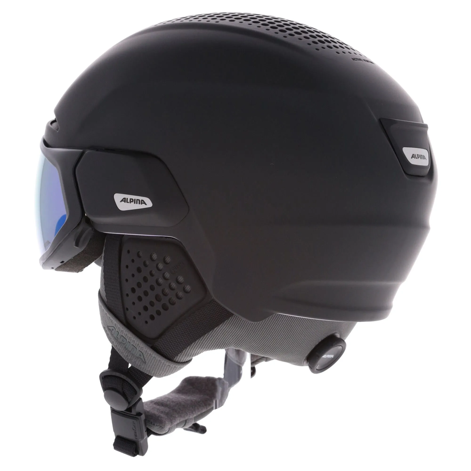 Alpina, Alto Q Lite Casque De Ski Avec Visière Unisexe Matt Charcoal Noir, Rose 3 Alpina, Alto Q Lite Casque De Ski Avec Visière Unisexe Matt Charcoal Noir, Rose