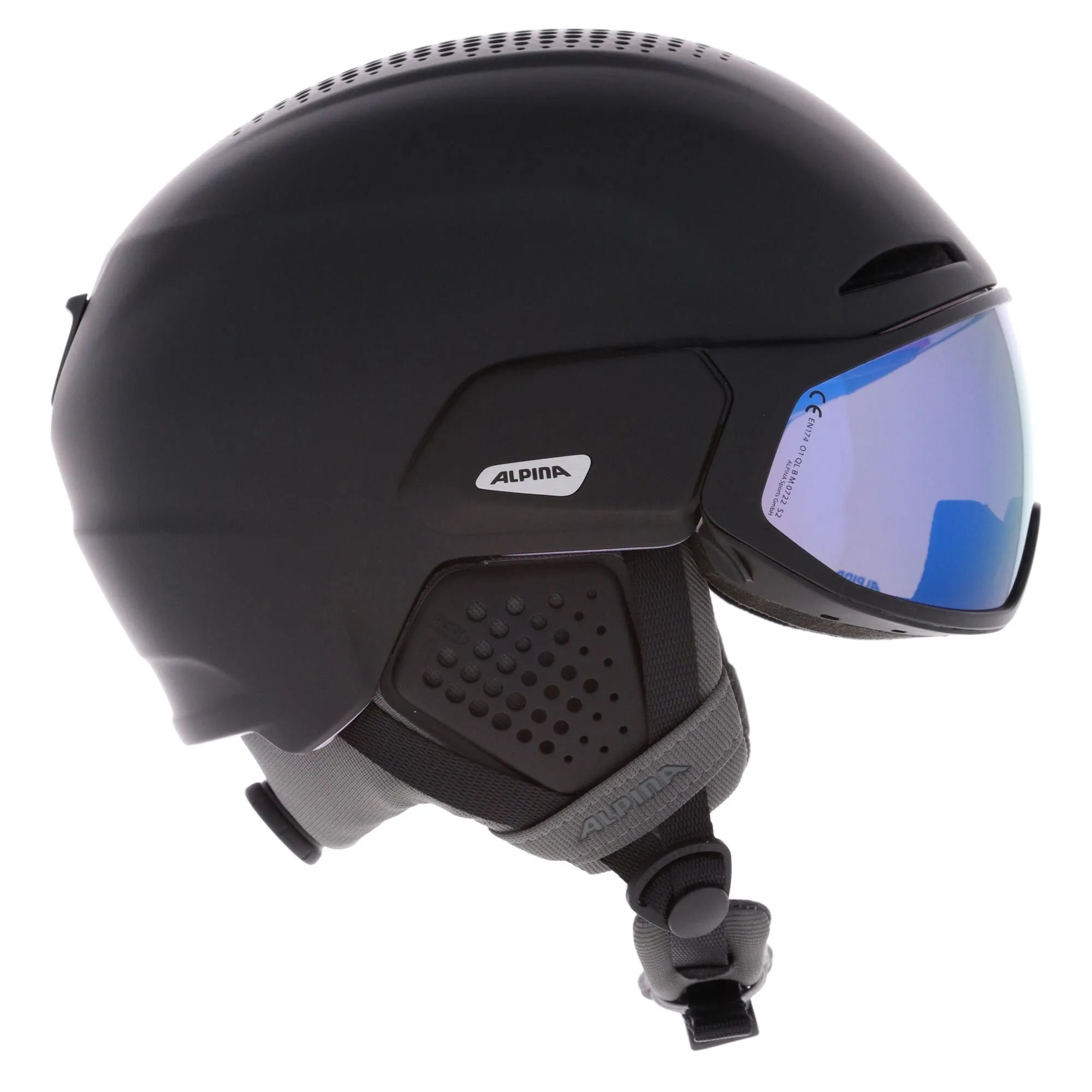 Alpina, Alto Q Lite Casque De Ski Avec Visière Unisexe Matt Charcoal Noir, Rose 6 Alpina, Alto Q Lite Casque De Ski Avec Visière Unisexe Matt Charcoal Noir, Rose – Image 4