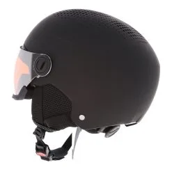 Alpina, Arber Visor Q Lite Casque De Ski Avec Visière Unisexe Matt Noir