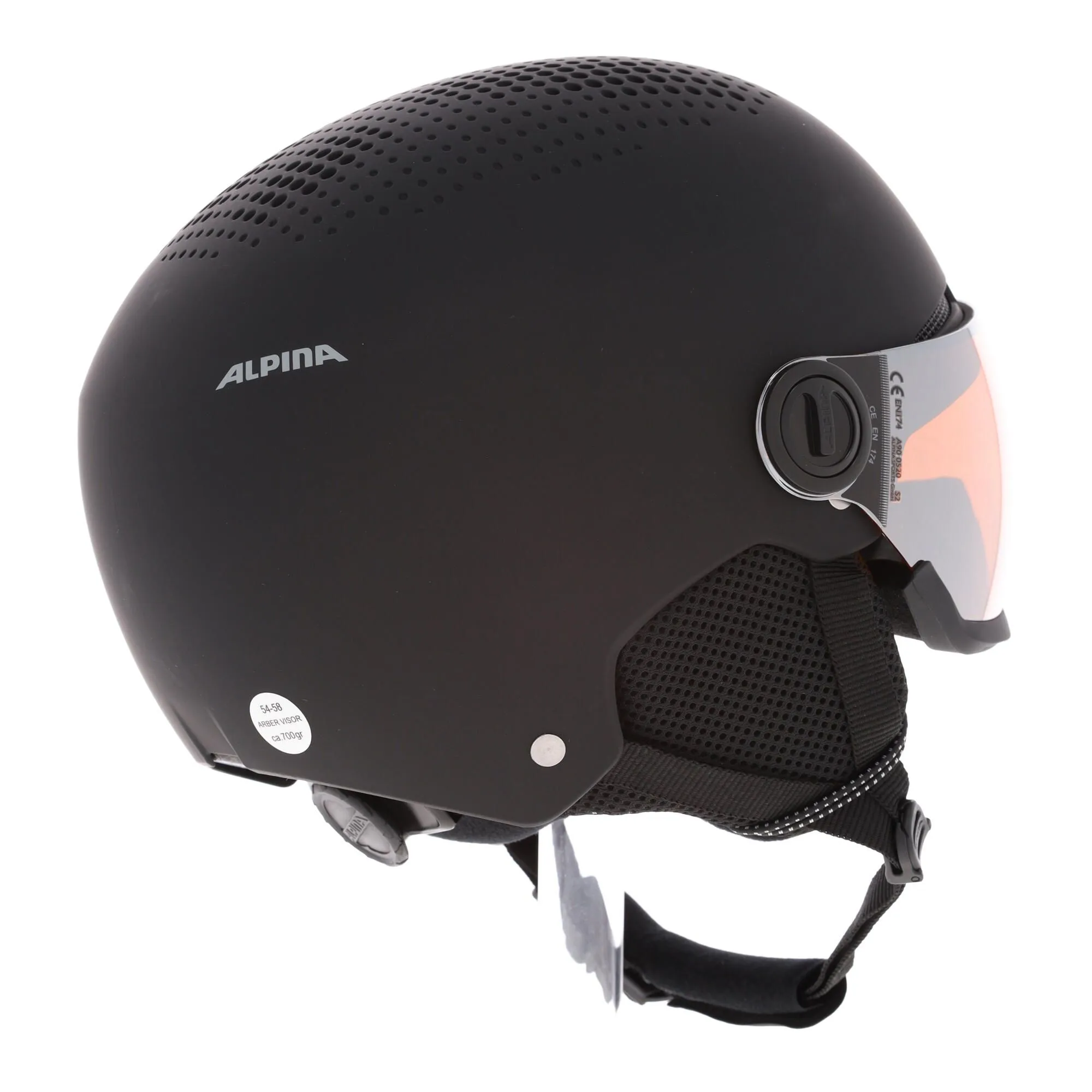 Alpina, Arber Visor Q Lite Casque De Ski Avec Visière Unisexe Matt Noir 5 Alpina, Arber Visor Q Lite Casque De Ski Avec Visière Unisexe Matt Noir – Image 3