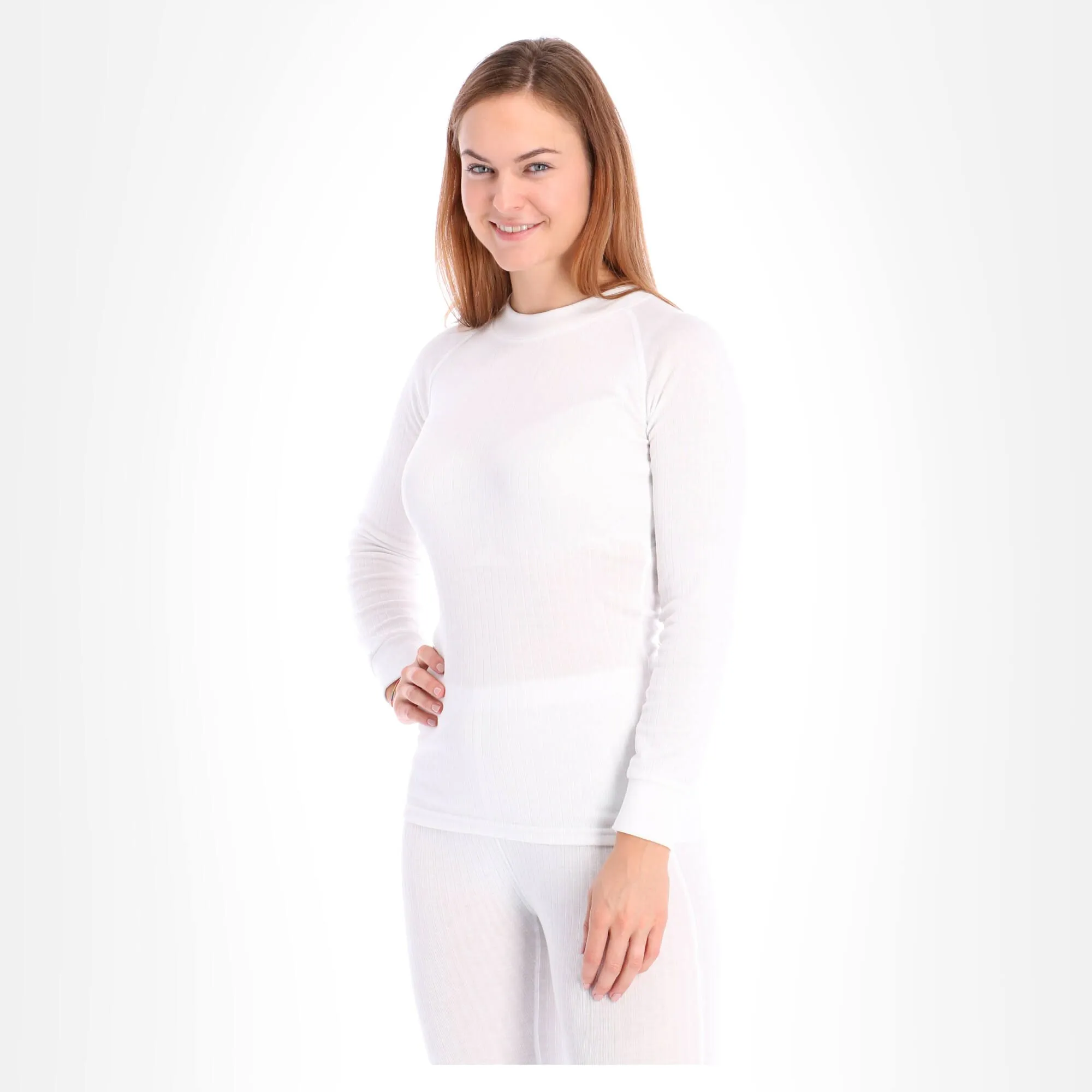 Avento, 2-pack, Thermal Shirt, Women, White 5 Avento, 2-pack, Thermal Shirt, Women, White – Image 3