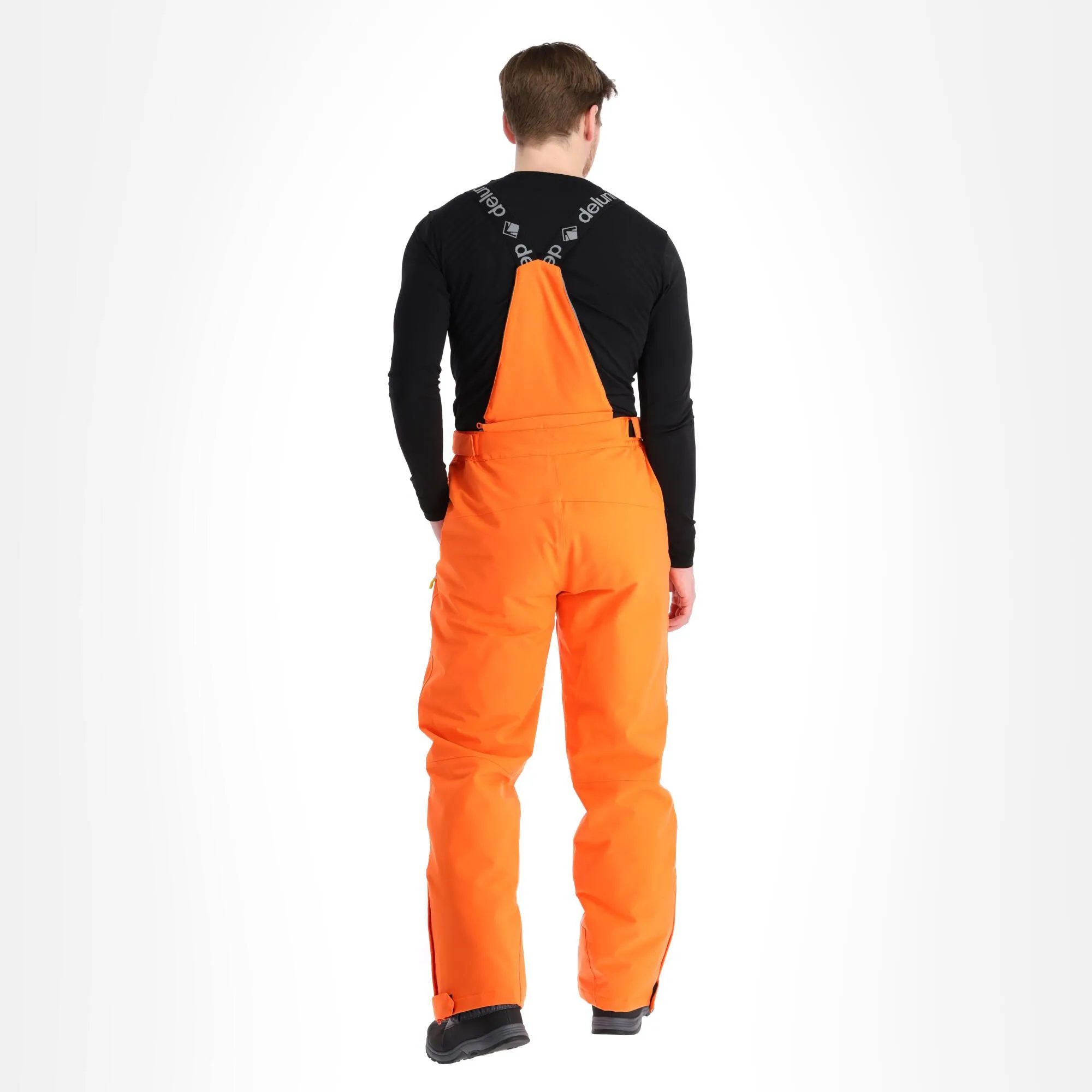 Deluni, Challenger 3 Pantalon De Ski Hommes Orange 4 Deluni, Challenger 3 Pantalon De Ski Hommes Orange – Image 2