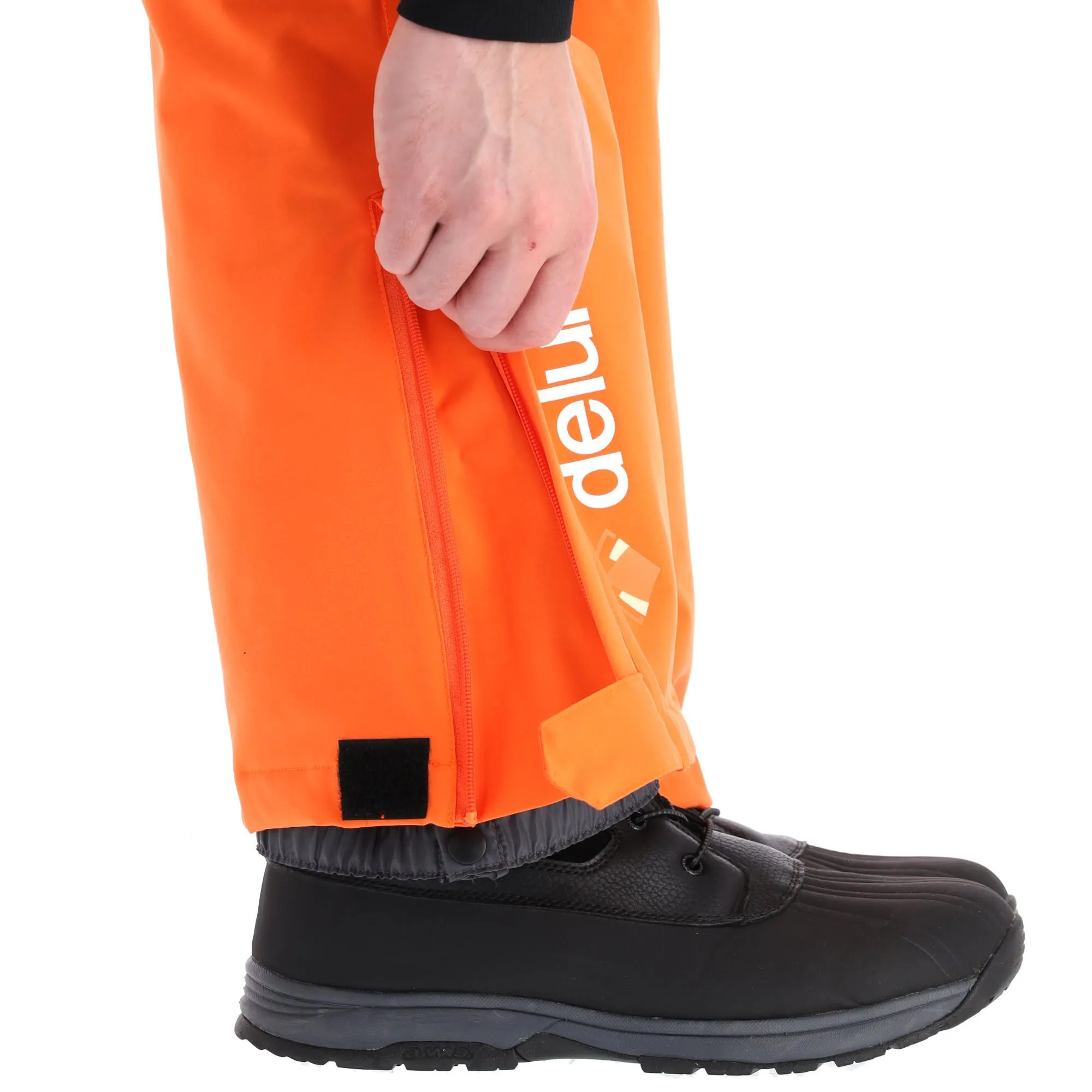 Deluni, Challenger 3 Pantalon De Ski Hommes Orange 11 Deluni, Challenger 3 Pantalon De Ski Hommes Orange – Image 9