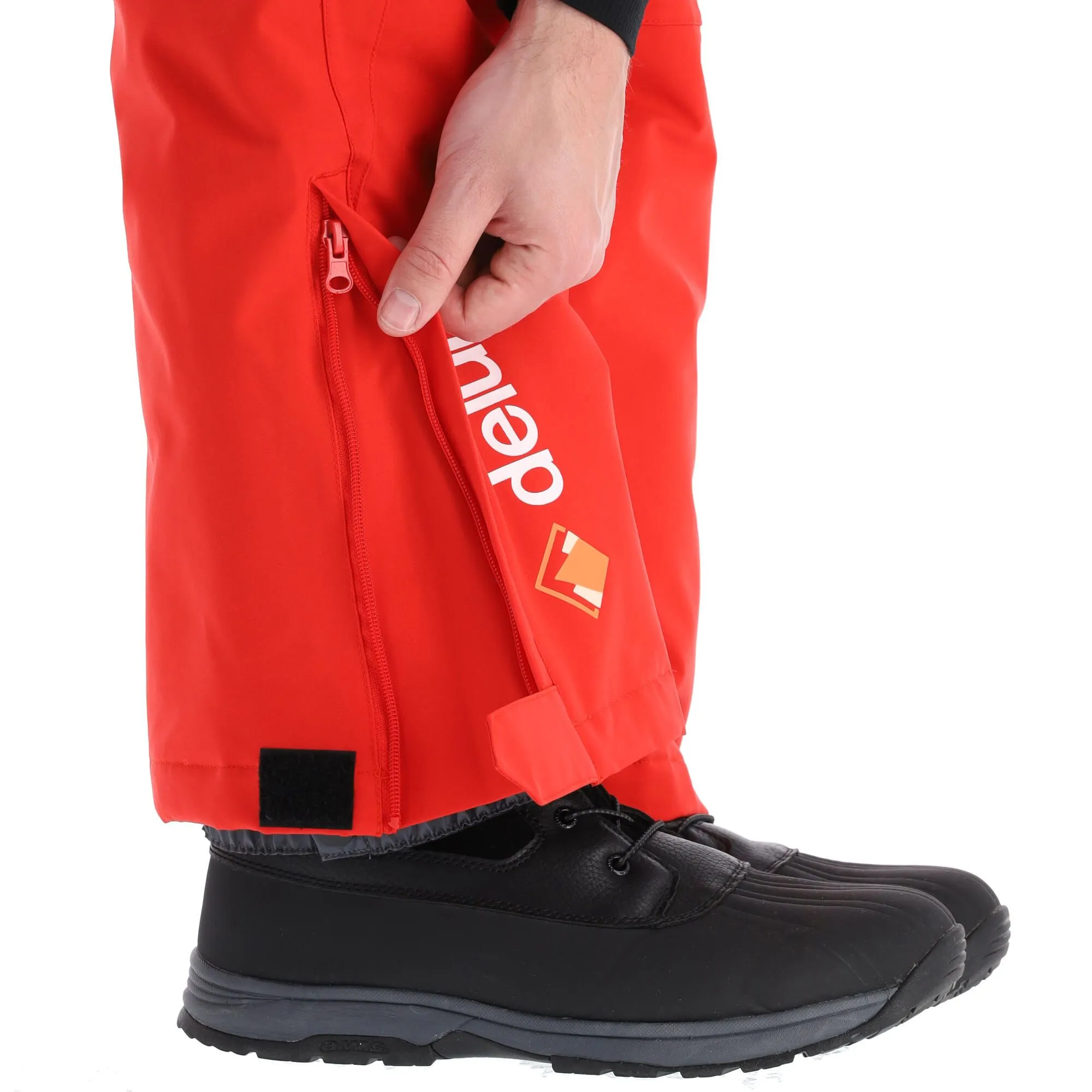 Deluni, Challenger 3 Pantalon De Ski Hommes Rouge 11 Deluni, Challenger 3 Pantalon De Ski Hommes Rouge – Image 9