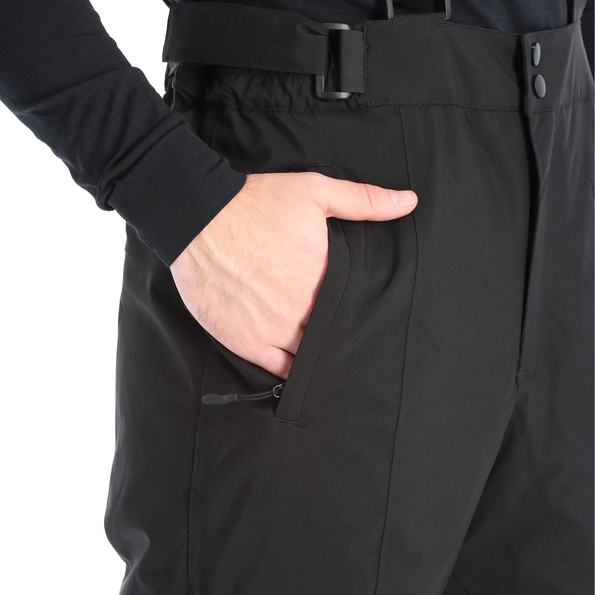 Deluni, Challenger Pantalon De Ski Unisexe Noir 11 Deluni, Challenger Pantalon De Ski Unisexe Noir – Image 9