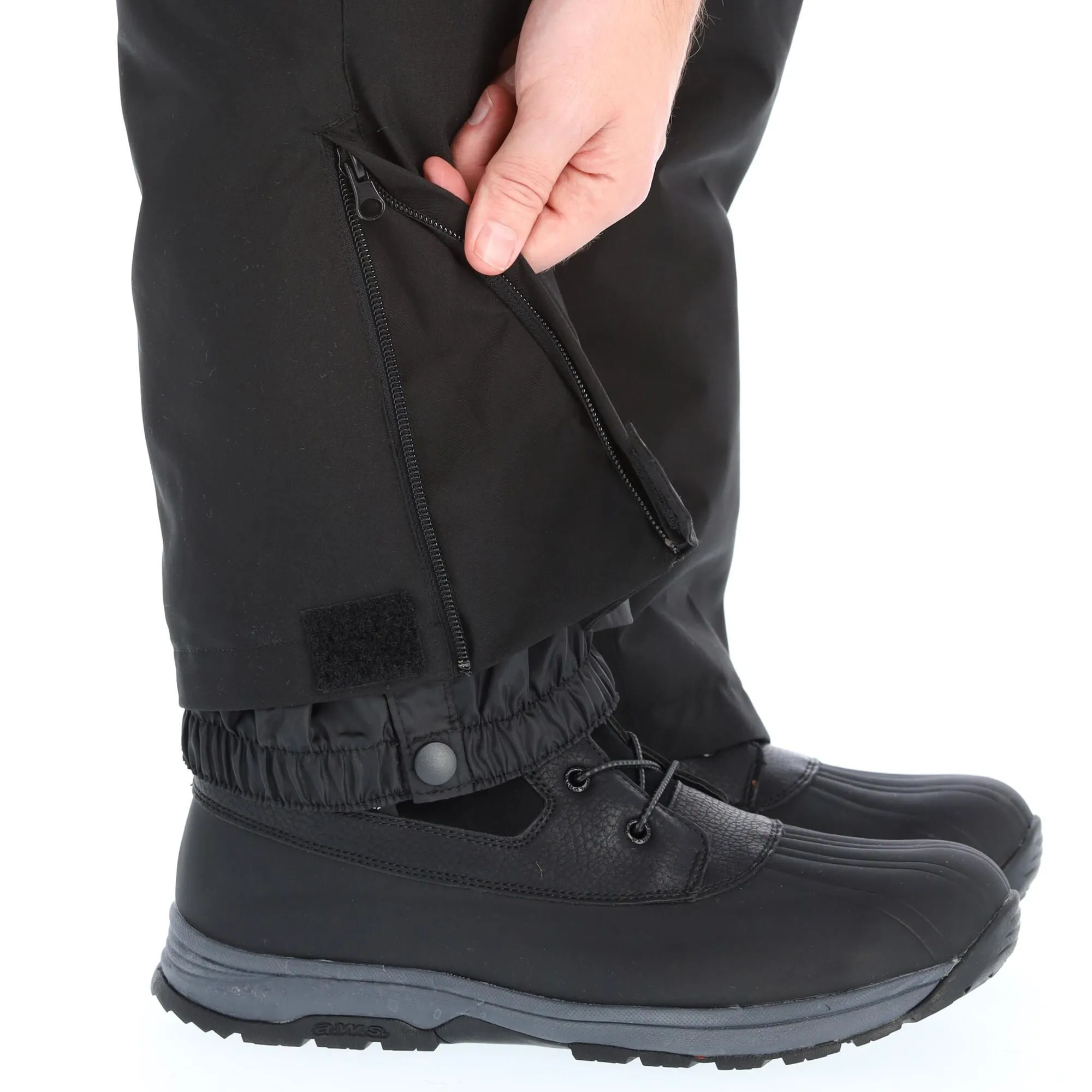 Deluni, Challenger Pantalon De Ski Modèle Court Unisexe Noir 9 Deluni, Challenger Pantalon De Ski Modèle Court Unisexe Noir – Image 8