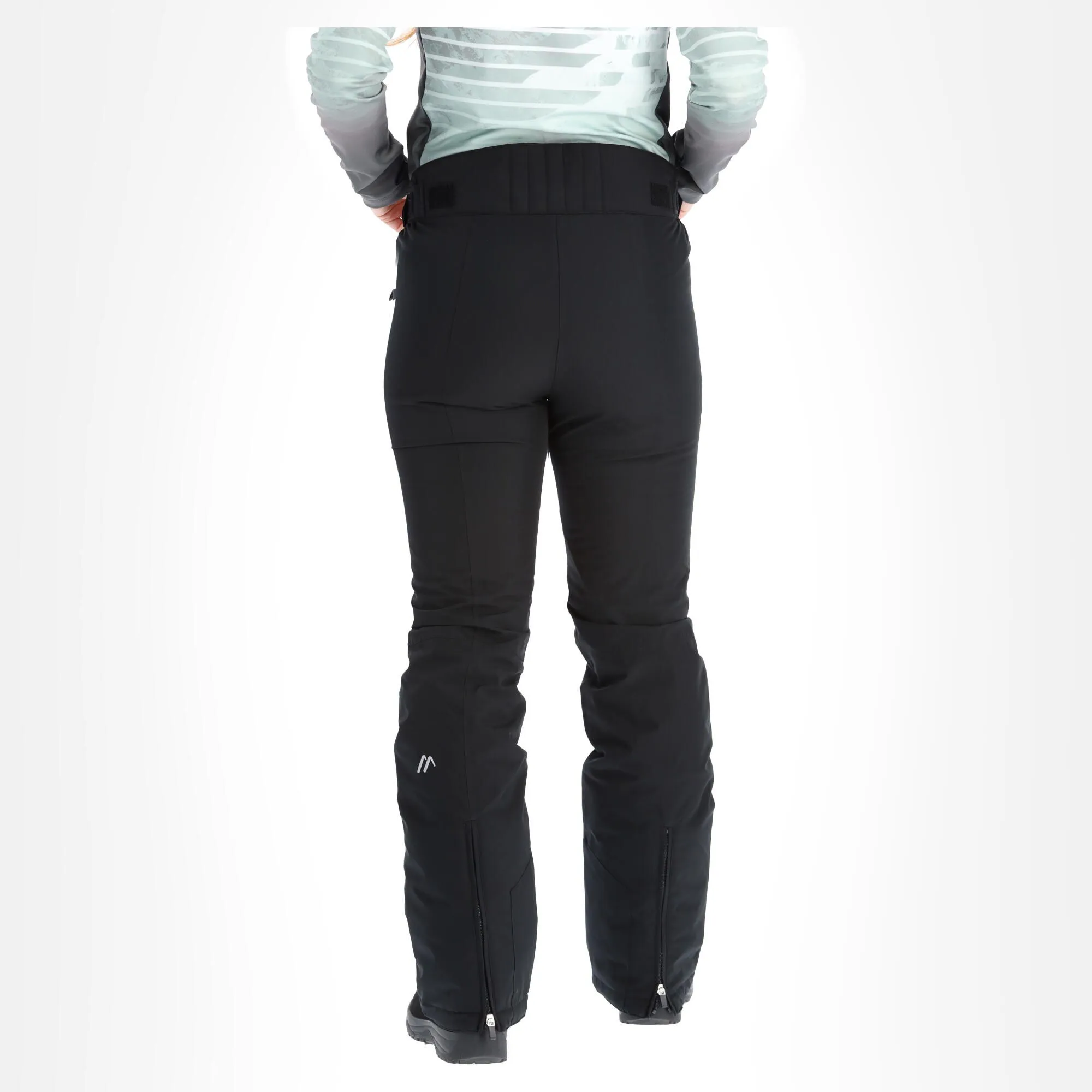 Maier Sports, Vroni Slim Pantalon De Ski Modèle Long Femmes Noir 4 Maier Sports, Vroni Slim Pantalon De Ski Modèle Long Femmes Noir – Image 2