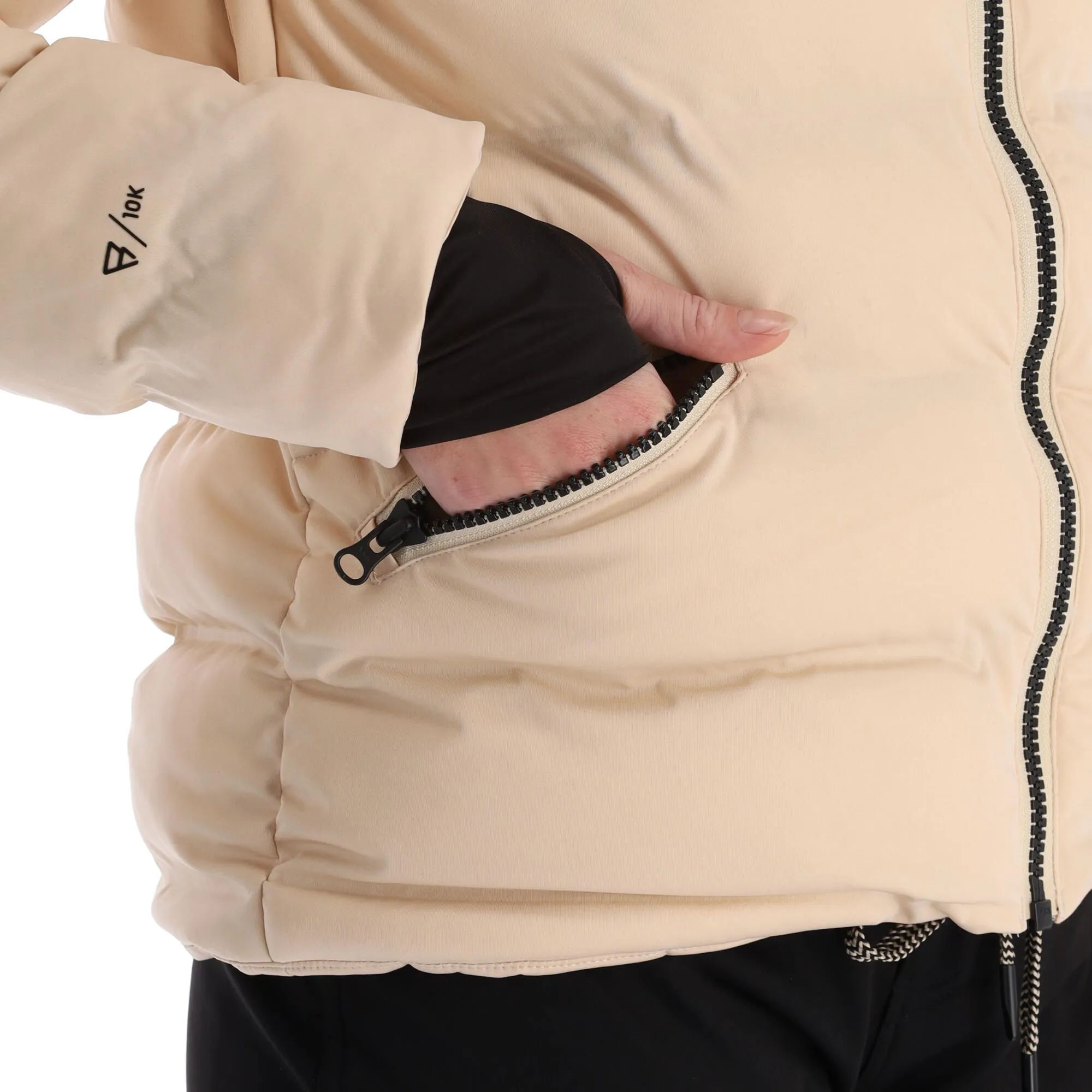 Brunotti, Mirai Veste De Ski Femmes Canvas Beige 12 Brunotti, Mirai Veste De Ski Femmes Canvas Beige – Image 10