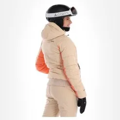 Brunotti, Snowbird Veste De Ski Femmes Canvas Beige -ColourWear Soldes brunotti snowbird aa jas gevoerd dames canvas beige 22bruno117v1 BI 03