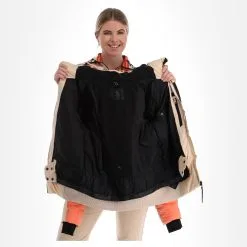 Brunotti, Snowbird Veste De Ski Femmes Canvas Beige -ColourWear Soldes brunotti snowbird aa jas gevoerd dames canvas beige 22bruno117v1 BI 06