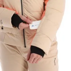 Brunotti, Snowbird Veste De Ski Femmes Canvas Beige -ColourWear Soldes brunotti snowbird aa jas gevoerd dames canvas beige 22bruno117v1 BI 08